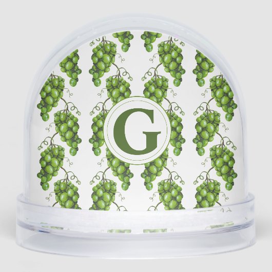 グリーングレープススノーグローブ (正面)