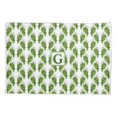 グリーングレープピローケース 枕カバー (裏面)