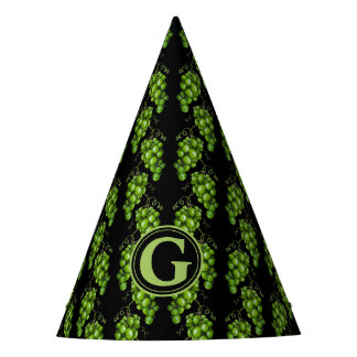 グリーングレープペーパーパーティーハット パーティーハット