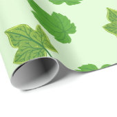 グリーングレープリーフ ラッピングペーパー (ロールコーナー)