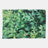 グリーングレープ葉 キッチンタオル (横)