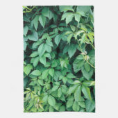 グリーングレープ葉 キッチンタオル (縦)