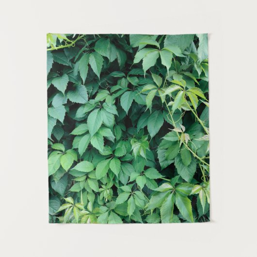 グリーングレープ葉 タペストリー (正面)