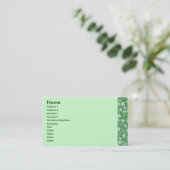 グリーングレープ離れププロファイルカード 名刺 (スタンド正面)