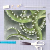 グリーングレー触手 薄葉紙 (クラフト)