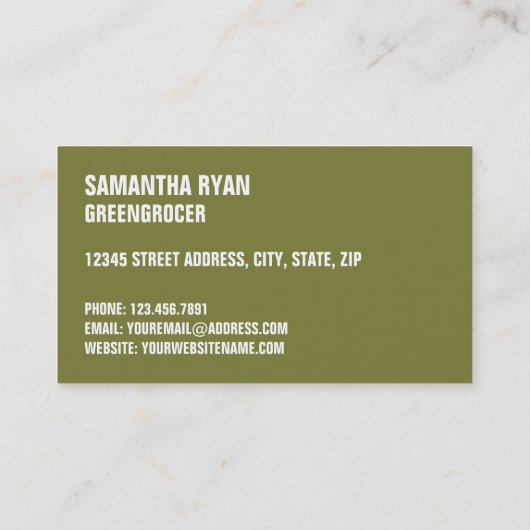 グリーングロサーズ・コブ 名刺 (裏面)