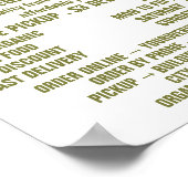 グリーングロサー広告ズ・コブ ポスター (角)