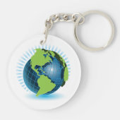 グリーングローブ キーホルダー (裏面)