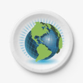 グリーングローブ ペーパープレート (正面)