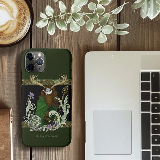 グリーンケルトの角を持つ男 Case-Mate iPhoneケース