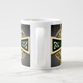 グリーンケルト十字 ジャンボコーヒーマグカップ (裏面)