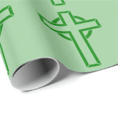 グリーンケルト十字 ラッピングペーパー (ロールコーナー)