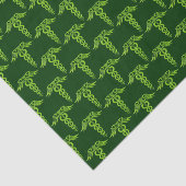 グリーンケルト結び目模様カドゥセウス 薄葉紙 (詳細)