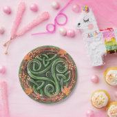 グリーンケルトTriskeionマボンハーベストパーティー ペーパープレート (パーティー)