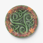 グリーンケルトTriskeionマボンハーベストパーティー ペーパープレート (正面)
