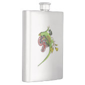 グリーンゲッコトライバルパープル フラスク (右)