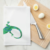 グリーンゲッコ キッチンタオル (四つ折り)