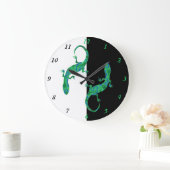 グリーンゲッコ ラージ壁時計 (ホーム)