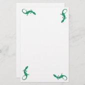 グリーンゲッコ 便箋 (正面/裏面)