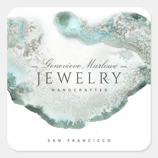 グリーンゲートジュエリーデザイナー スクエアシール (正面)