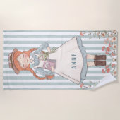 グリーンゲーブルズのアン ビーチタオル (正面)