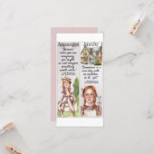 グリーンゲーブルズの可愛いアン引用文ギフトブックマークCa カード (正面/裏面インサイチュ)