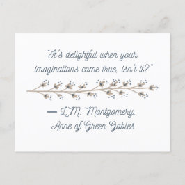 グリーンゲーブルズハガキインスパイアのアンヌ ポストカード