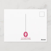 グリーンゲーブルズ葉のアンズ花手描き ポストカード (裏面)