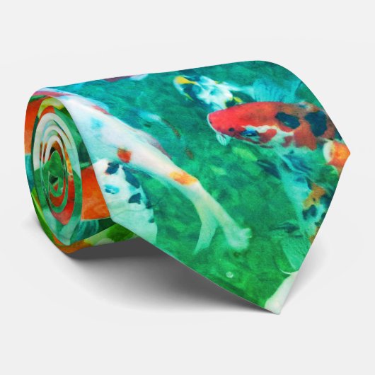グリーンコイ池 ネクタイ (ロール)