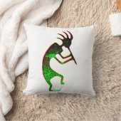 グリーンココペリ枕 クッション (ブランケット)