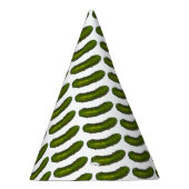 グリーンコシャーディルピックルグルメプリントキュウリ パーティーハット (右)