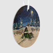 グリーンコテージインザスノー オーナメント (正面)
