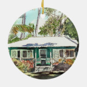グリーンコテージオブカウアイ セラミックオーナメント (裏面)