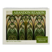 グリーンコレクション抽象芸術フラクタル2025 カレンダー (カバー)