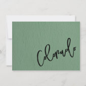 グリーンコロラドパスポートサンキューカード サンキューカード (裏面)