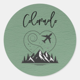 グリーンコロラドパスポート ラウンドシール