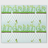 グリーンコンセプトラッピング紙 ラッピングペーパー (フラット)