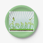 グリーンコンセプト紙プレート ペーパープレート (正面)
