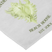 グリーンコンチシェルショートテーブルランナー ショートテーブルランナー (コーナー)