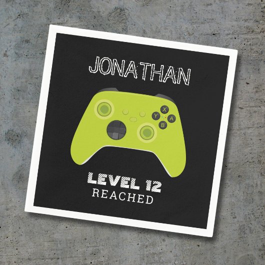 グリーンコントローラゲーマーレベルアップ特典バッグ スタンダードカクテルナプキン