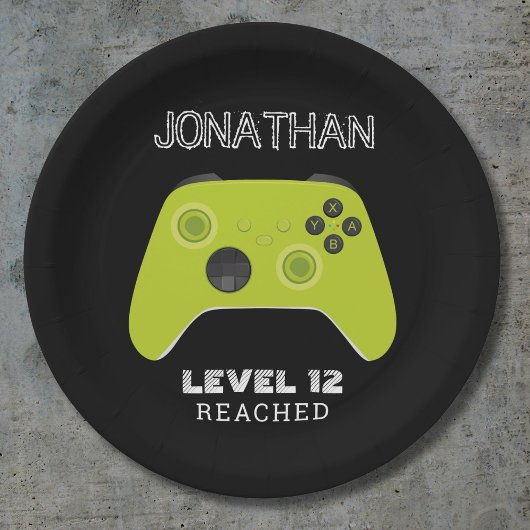 グリーンコントローラゲーマーレベルアップ特典バッグ ペーパープレート