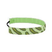 グリーンコーシェディルサワーデリピックルプリントグルメ アスレチックヘッドバンド (左)