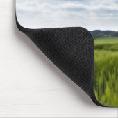 グリーンコーンフィールドとブルースカイ マウスパッド (コーナー)