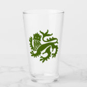 グリーンゴシック再生ライオングラス タンブラーグラス (正面)