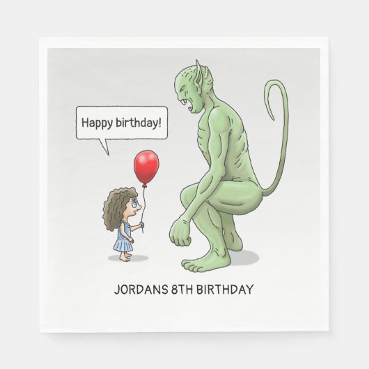 グリーンゴブリンの誕生日 スタンダードランチョンナプキン (正面)