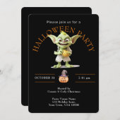 グリーンゴブリンハローウィンパーティ 招待状 (正面/裏面)