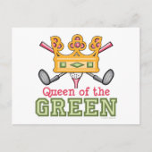 グリーンゴルフはがきのクイーン ポストカード (正面)