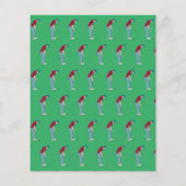 グリーンゴルフをテーマ (裏面)