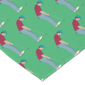 グリーンゴルフをテーマ ショートテーブルランナー (コーナー)