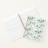 グリーンゴルフアイコンパターン ノートブック (内部)